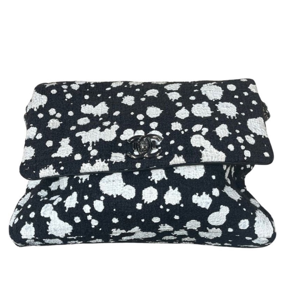 CHANEL PRE - OWNED CHAIN SPLATTER SHOULDER BAG